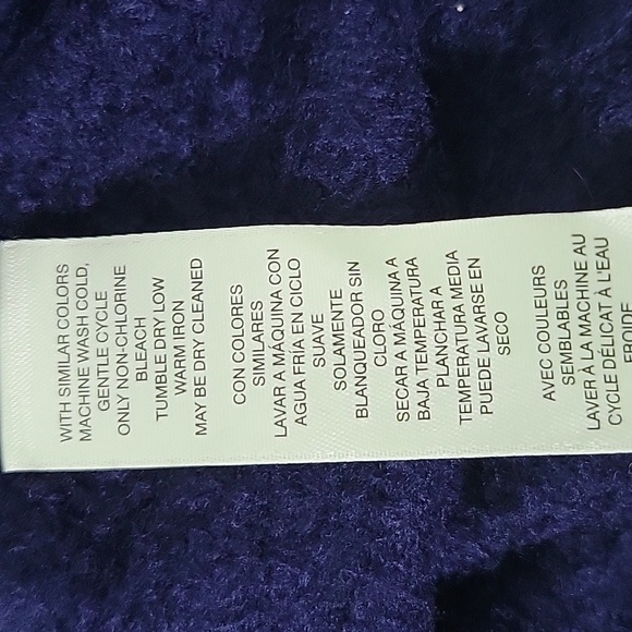 Chico's Navy CoziSoft Envelope Neck Tunic Size XL - Picture 7 of 7